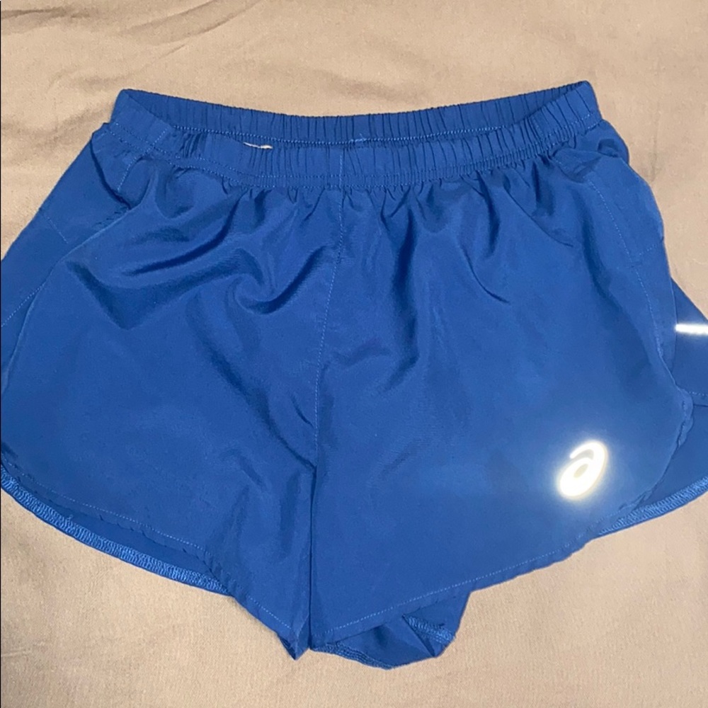ASICS 4” Men’s Blue Running Shorts w/ Back Pocket